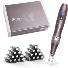 Dr.Pen A10 Professional Wireless Microneedling Pen with 20 Pcs Replacement Cartridges for Skin Care
