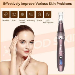 Dr.Pen A10 Professional Wireless Microneedling Pen with 20 Pcs Replacement Cartridges for Skin Care