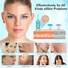 Dr.Pen A6S Microneedling Pen Micro Needling Treatment Tool Kit for Skincare Professional Microneedle Machine in 6 Speeds Adajustable with 5 pcs 16-Pin 5 pcs 36-Pin Cartridges Wireless